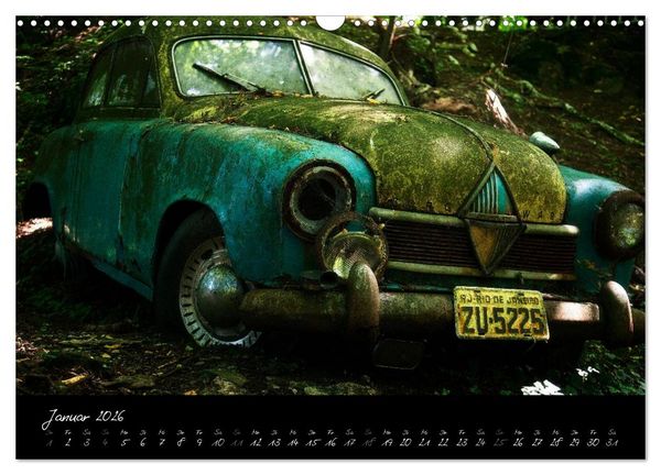 Produktbild: Oldtimer - verlassen verrostet vergessen (Wandkalender 2026 DIN A3 quer), CALVENDO Monatskalender