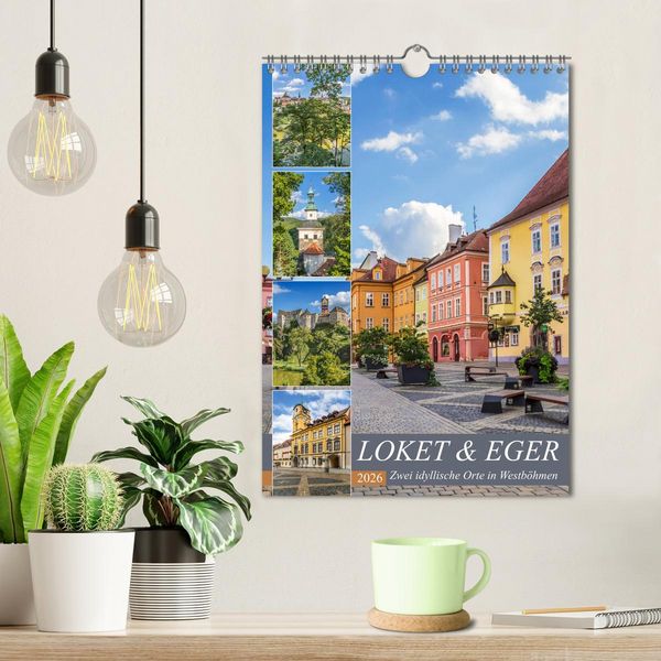 Produktbild: LOKET UND EGER Zwei idyllische Orte in Westb&ouml;hmen (Wandkalender 2026 DIN A4 hoch), CALVENDO Monatskalender
