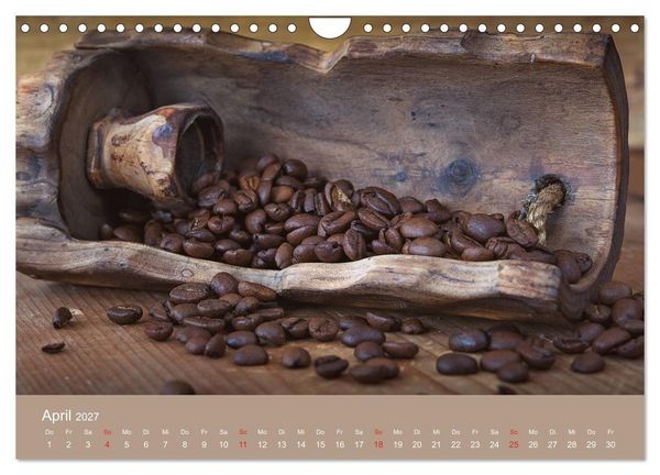 Produktbild: I Love Coffee - Dein Kaffeekalender f&uuml;r Geniesser des schwarzen Goldes (Wandkalender 2027 DIN A4 quer), CALVENDO Monatskalender