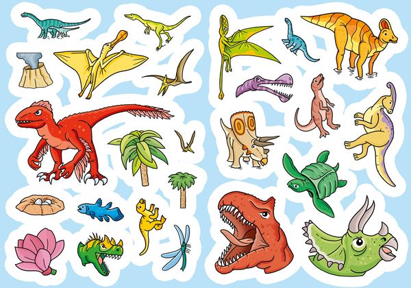Produktbild: Mein Sticker-Malbuch. Dinosaurier