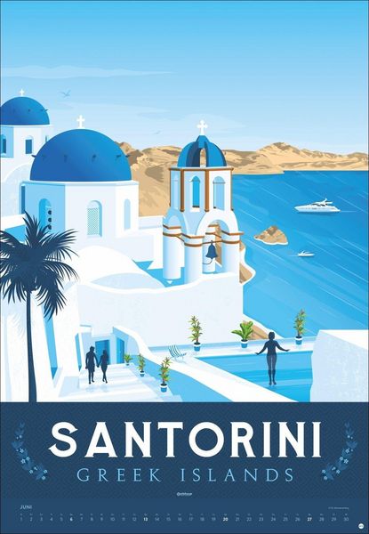 Produktbild: Travel the World Posterkalender 2027
