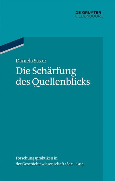Produktbild: Die Sch&auml;rfung des Quellenblicks