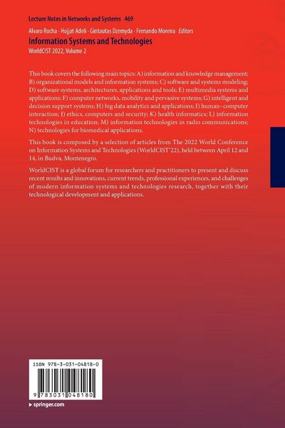 Produktbild: Information Systems and Technologies