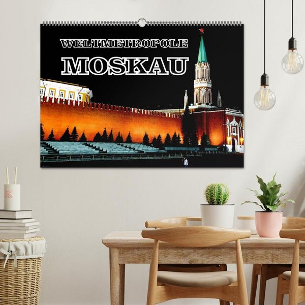 Produktbild: Weltmetropole Moskau (Wandkalender 2026 DIN A2 quer), CALVENDO Monatskalender