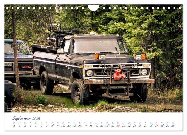 Produktbild: US Cars & Trucks in Alaska (Wandkalender 2026 DIN A4 quer), CALVENDO Monatskalender