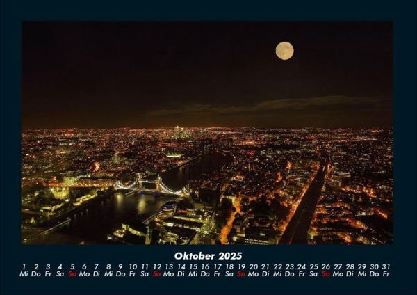 Produktbild: London - Impressionen 2025 Fotokalender DIN A4