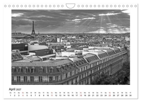 Produktbild: Paris vive la m&eacute;tropole (Wandkalender 2027 DIN A4 quer), CALVENDO Monatskalender