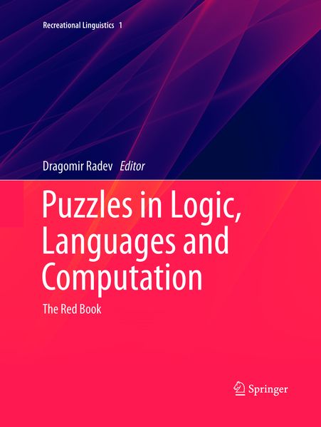 Produktbild: Puzzles in Logic, Languages and Computation