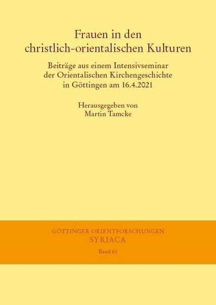 Produktbild: Frauen in den christlich-orientalischen Kulturen