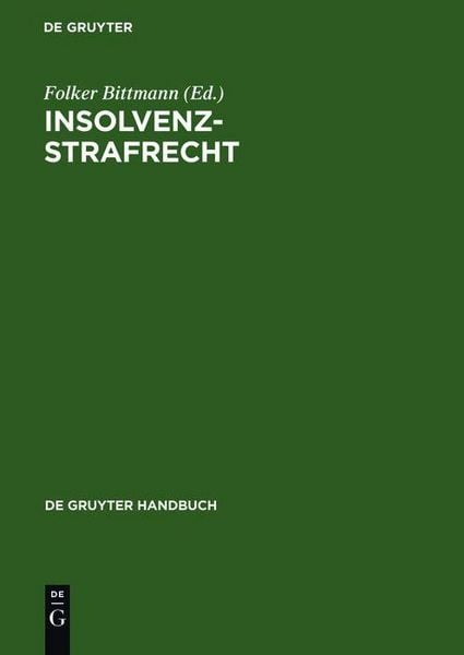 Produktbild: Insolvenzstrafrecht