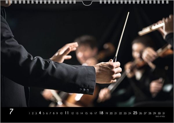 Produktbild: Der Kalender f&uuml;r Klassik-Musik-Freunde, ein Musik-Kalender, 2027, DIN A4