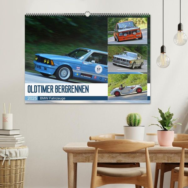 Produktbild: OLDTIMER BERGRENNEN - BMW Fahrzeuge (Wandkalender 2025 DIN A2 quer), CALVENDO Monatskalender