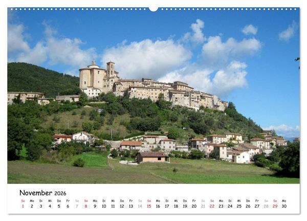 Produktbild: Camino di Assisi - Franziskusweg (hochwertiger Premium Wandkalender 2026 DIN A2 quer), Kunstdruck in Hochglanz