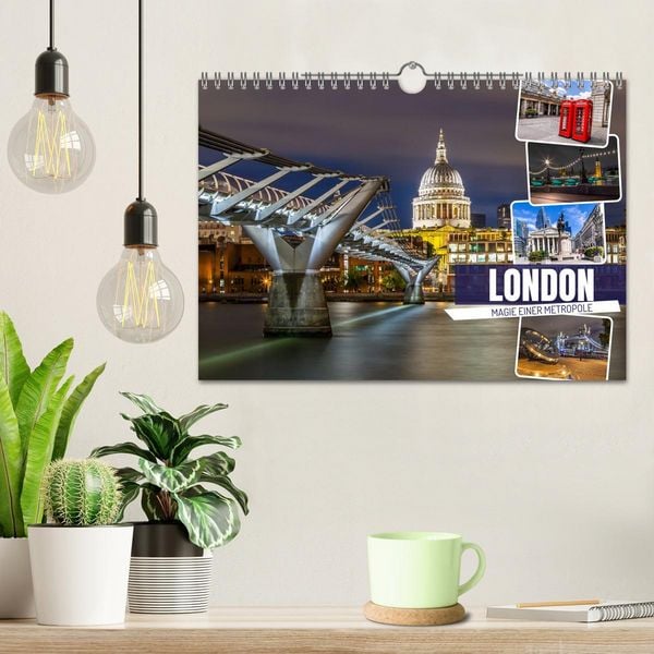 Produktbild: LONDON Magie einer Metropole (Wandkalender 2026 DIN A4 quer), CALVENDO Monatskalender
