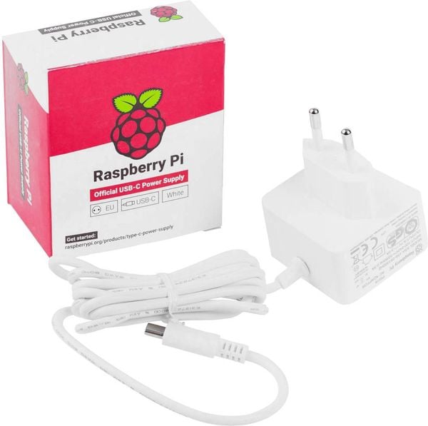 Raspberry Pi®  Steckernetzteil, Festspannung Passend für (Entwicklungskits): Raspberry Pi Ausgangsstrom (max.) 5000 mA 1