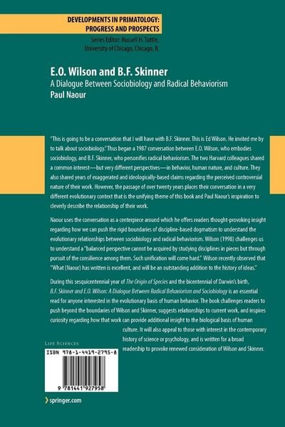 Produktbild: E.O. Wilson and B.F. Skinner