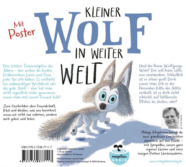 Produktbild: Die Streith&ouml;rnchen / Kleiner Wolf in weiter Welt (Audio-CD)