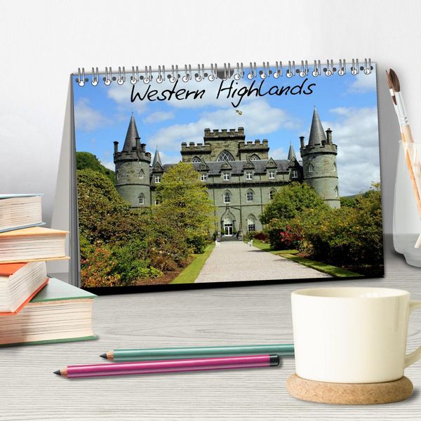 Produktbild: Western Highlands - Schottland (Tischkalender 2026 DIN A5 quer), CALVENDO Monatskalender