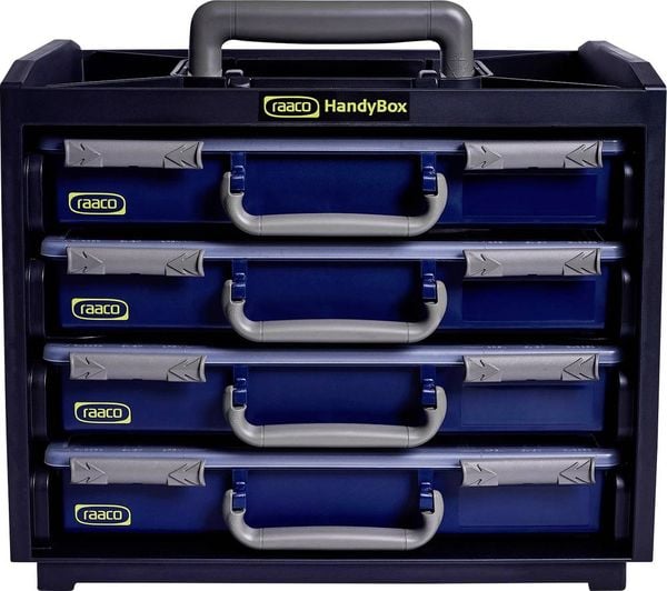Raaco HandyBox 55x4 Tragerahmen für Sortimentskasten (L x B x H) 376 x 265 x 310 mm Inhalt 1 St.