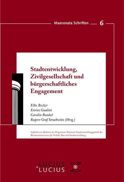 Produktbild: Stadtentwicklung, Zivilgesellschaft und b&uuml;rgerschaftliches Engagement