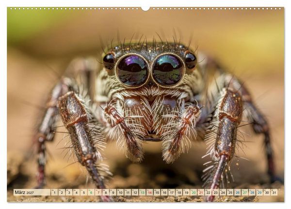 Produktbild: Spinnenaugen (Wandkalender 2027 DIN A2 quer), CALVENDO Monatskalender