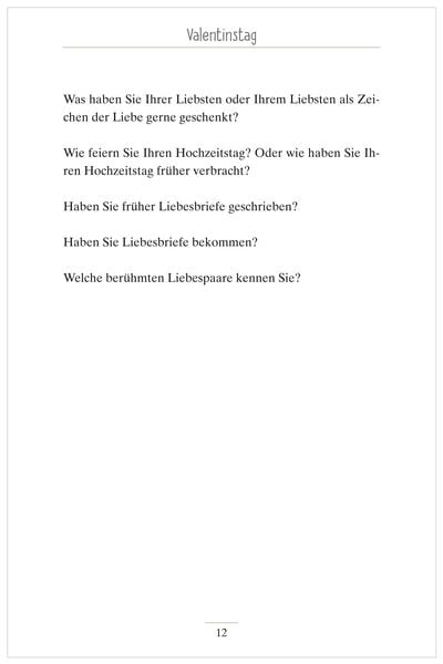 Produktbild: Gespr&auml;chsimpulse bei Demenz. Anregungen und Impulse f&uuml;r Gespr&auml;che mit Senioren mit Demenz. Rund um Allt&auml;gliches, Feste und Feiern u.vm.