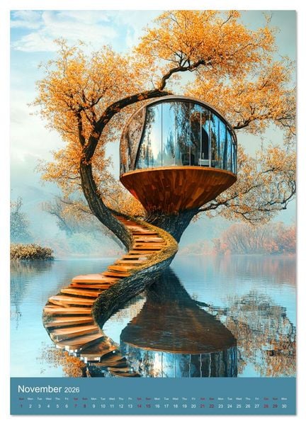Produktbild: Fascinatingly Surreal (Wall Calendar 2026 DIN A2 portrait), CALVENDO 12 Month Wall Calendar