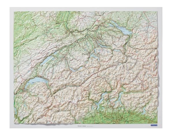 Produktbild: Kunststoffrelief Schweiz