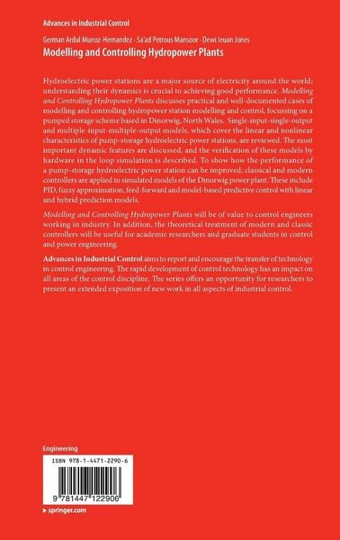 Produktbild: Modelling and Controlling Hydropower Plants