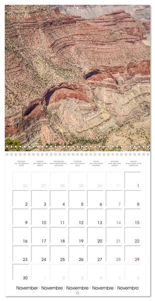 Produktbild: GRAND CANYON Magnificent views (Wall Calendar 2026 12 &times; 12 Inch) CALVENDO 12 Month Wall Calendar