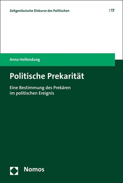 Produktbild: Politische Prekarit&auml;t