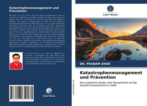 Katastrophenmanagement und Prävention, Taschenbuch von Pranam Dhar, Verlag Unser Wissen, 9786203650181