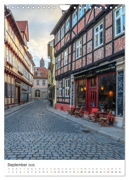 Produktbild: Altstadt Quedlinburg (Wandkalender 2026 DIN A4 hoch), CALVENDO Monatskalender