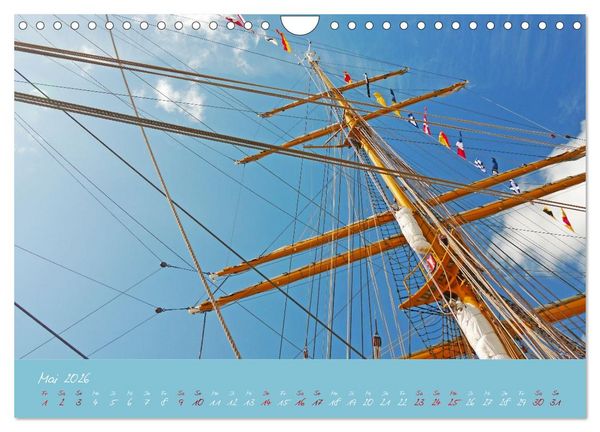 Produktbild: SAIL Bremerhaven. Segelspektakel zum Wegtr&auml;umen (Wandkalender 2026 DIN A4 quer), CALVENDO Monatskalender