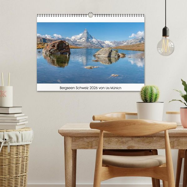 Produktbild: Bergseen Schweiz von Urs M&uuml;hlich (Wandkalender 2026 DIN A3 quer), CALVENDO Monatskalender