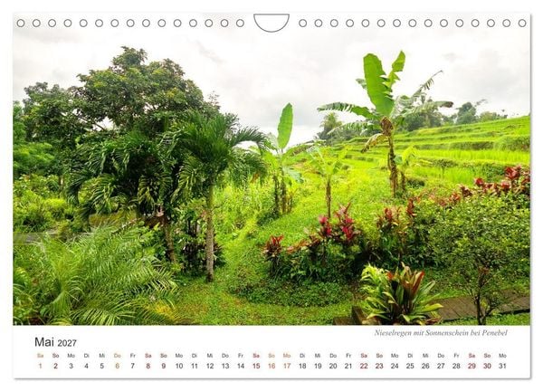 Produktbild: Impressionen einer Reise durch Bali (Wandkalender 2027 DIN A4 quer), CALVENDO Monatskalender