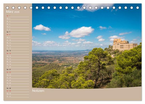 Produktbild: Im Osten von Mallorca (Tischkalender 2026 DIN A5 quer), CALVENDO Monatskalender