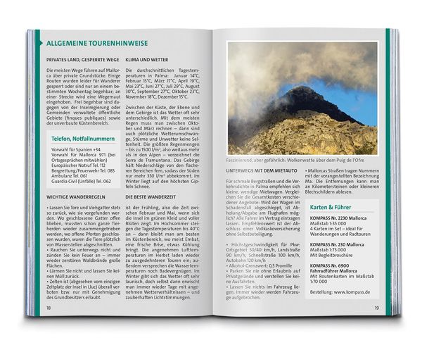 Produktbild: KOMPASS Wanderführer Mallorca, 78 Touren mit Extra-Tourenkarte