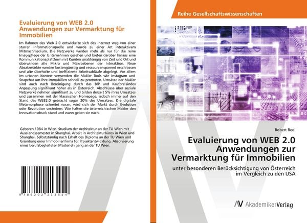 Produktbild: Evaluierung von WEB 2.0 Anwendungen zur Vermarktung f&uuml;r Immobilien