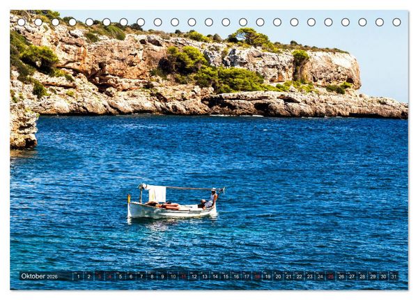 Produktbild: Mallorca - Flair einer Insel (Tischkalender 2026 DIN A5 quer), CALVENDO Monatskalender