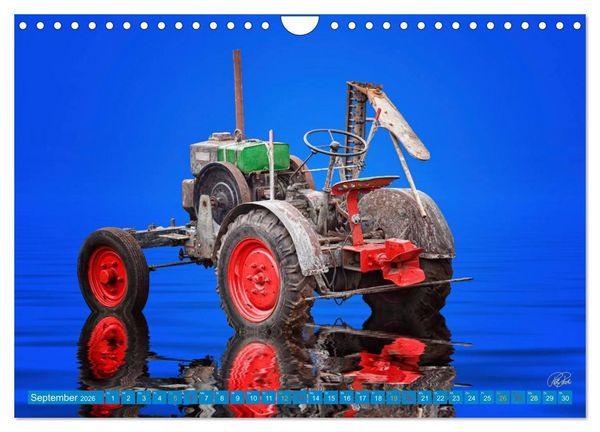 Produktbild: Traktor - Oldtimer (Wandkalender 2026 DIN A4 quer), CALVENDO Monatskalender
