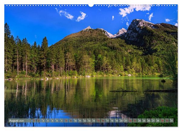 Produktbild: Unterwegs im Berchtesgadener Land 2026 (Wandkalender 2026 DIN A2 quer), CALVENDO Monatskalender