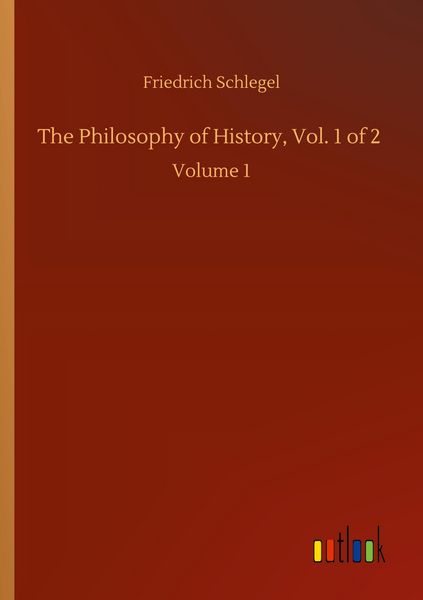 Produktbild: The Philosophy of History, Vol. 1 of 2