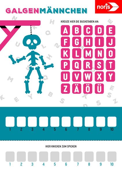 Produktbild: Galgenm&auml;nnchen - Spielblock
