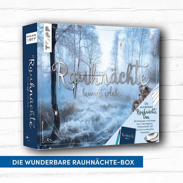 Produktbild: Rauhn&auml;chte bewusst erleben - Die wunderbare Rauhn&auml;chte-Box. Mit magischem W&uuml;nsche-Ritual