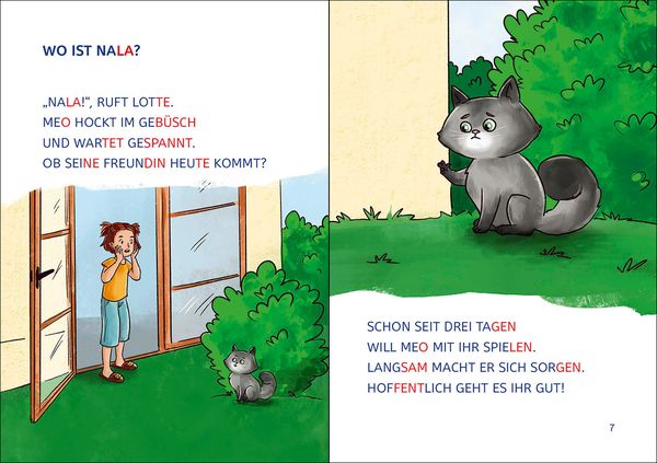 Produktbild: Leselöwen 1. Klasse - Die Katzen-Detektive (Großbuchstabenausgabe)