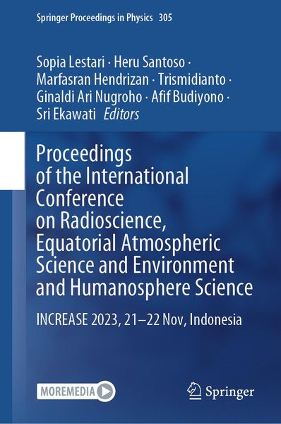Produktbild: Proceedings of the International Conference on Radioscience, Equatorial Atmospheric Science and Environment and Humanosphere Science