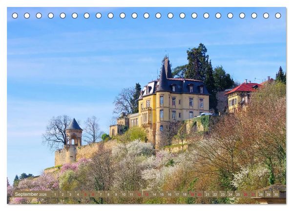 Produktbild: Mandelbl&uuml;tenzauber an der Deutschen Weinstra&szlig;e (Tischkalender 2026 DIN A5 quer), CALVENDO Monatskalender