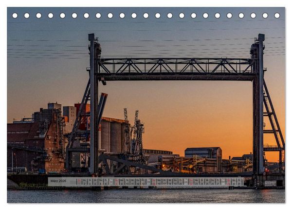 Produktbild: Auch das ist der Hamburger Hafen (Tischkalender 2026 DIN A5 quer), CALVENDO Monatskalender