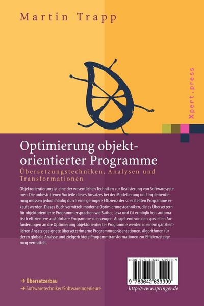 Produktbild: Optimierung objektorientierter Programme